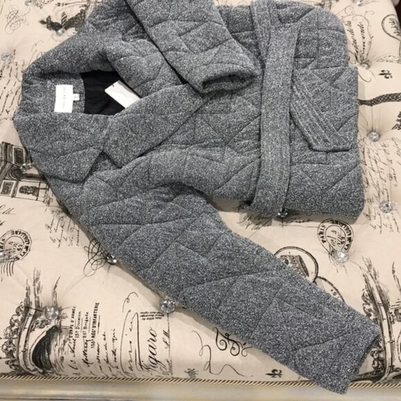 VERONICA BEARD Marshal Metallic Quilted Coat - Picture 15 of 17